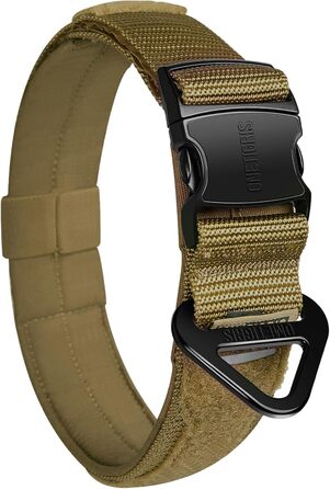 Нашийник для собак OneTigris X11: міцний нейлон, регульований, з м'якою підкладкою, металевий замок та світловідбиваючі елементи