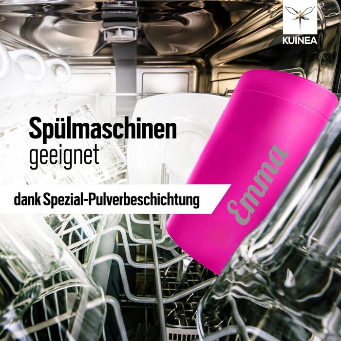 Термокружка KUINEA для кави та чаю, 350 мл, нержавіюча сталь, зелена, BPA-free