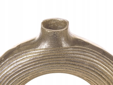 Декоративна ваза COMAL Metal, 40 см, золотиста