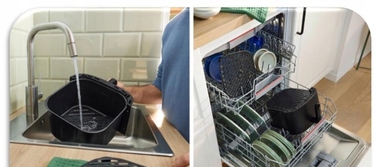 Аерофритюрниця Bosch MAFS2462B, 2000 Вт, 6,1 л