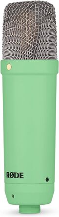 Rode NT1 Signature Black – студійний мікрофон-конденсатор + стійка для мікрофона keepdrum (зелена)