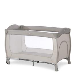 hauck Sleep N Play Go Plus Travel Bed with Carry Bag, Wheels, Crawl-Through Opening, Compact Folding, Baby Travel Bed for Toddlers from Birth up to 15 kg (Beige) Beige Sleep N Play Go Plus