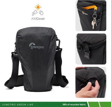 Lowepro ProTactic Toploader - фотосумка для бездзеркальних/DSLR камер, 4.5 л, 37x10.5x14 см
