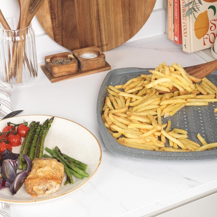 Форма для випічки SALTER, діаметр 24 см, з антипригарним покриттям, знімний дно, для тортів та кішів, з вуглецевої сталі