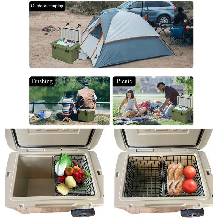 Кошик-органайзер для холодильника YETI Tundra Haul/Roadie 48/60, зберігає продукти холодними та сухими, сумісний з аксесуарами (замки, розділювачі, лід)