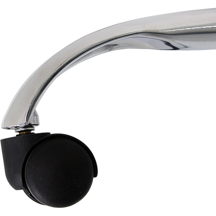 Офісний стілець La Silla Española Santander з підголівником, білий, поліестер, 52x55x118 см