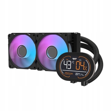 Рідинне охолодження процесора Darkflash DH240D v2 (чорне)