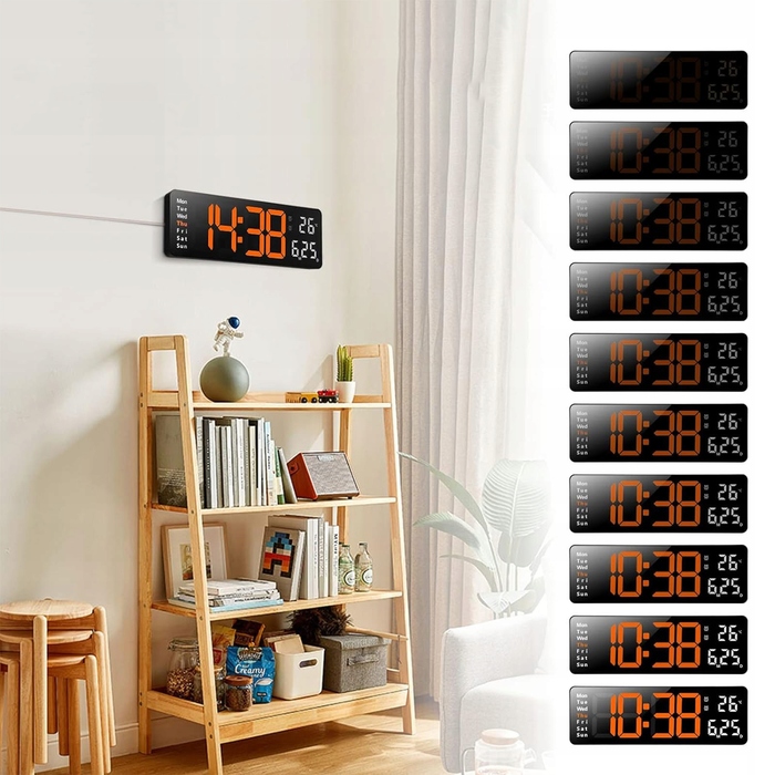 Цифровий LED годинник 13