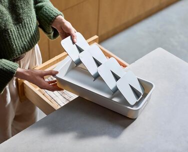 Органайзер для столових приборів Joseph Joseph DrawerStore з ніжницями, розширюваний, з переробленого пластику (великий)