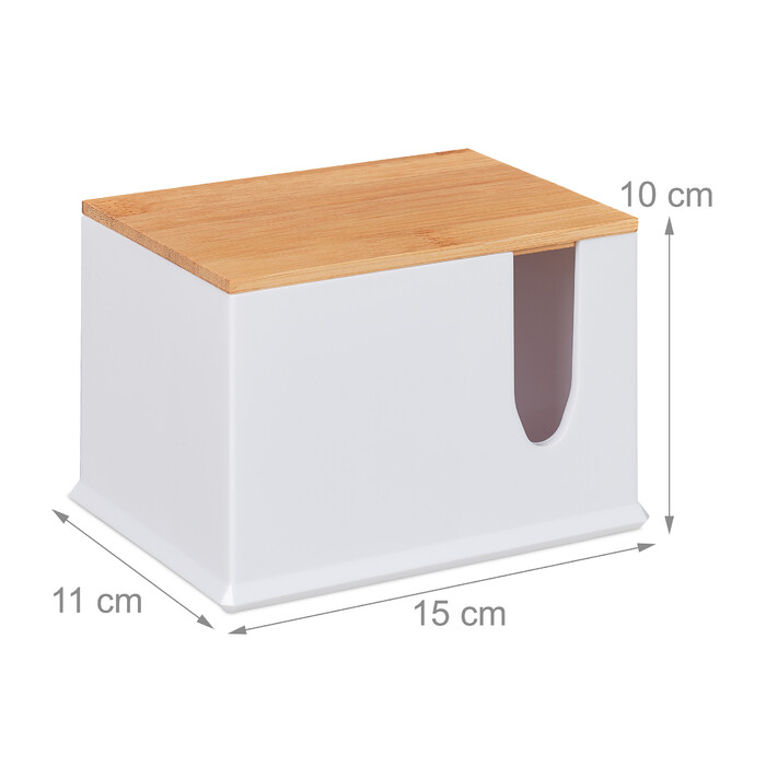 Relaxdays Cotton Swab Storage