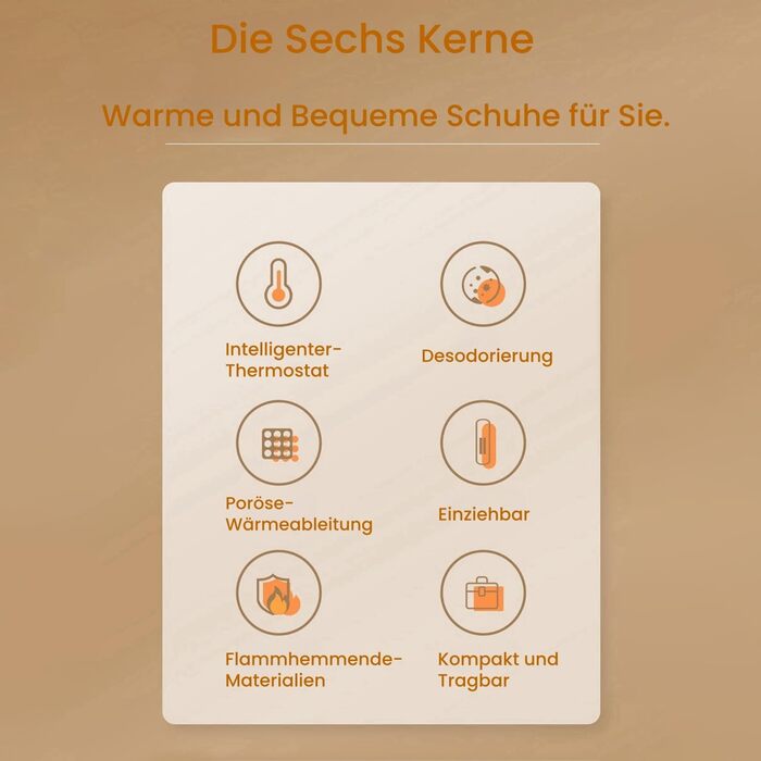 Електричний сушильник для взуття з висувною конструкцією (EU-штекер) - з антибактеріальною функцією, таймером 12/8/4 год, для футбольних чобіт/черевиків (спорт, відпочинок, дім)