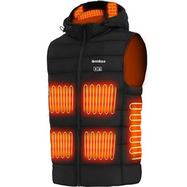 Обогреваемый жилет для женщин и мужчин с аккумулятором 16000mAh - теплая жилетка з підігрівом для холодної погоди