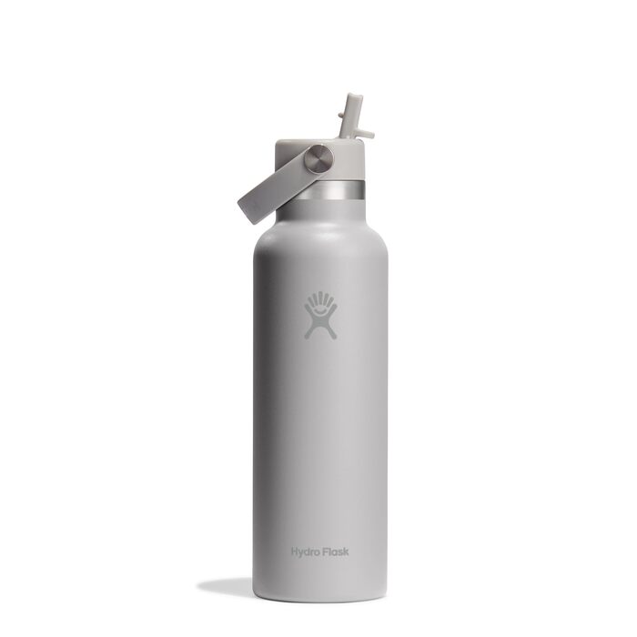 Термопляшка Hydro Flask Standard Mouth 621 мл зі сталевим корпусом та кришкою-соломинкою, вакуумна ізоляція, Birch