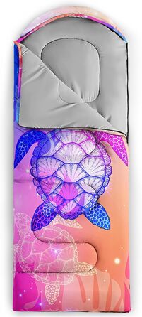 Сплячі мішки QOOMO для кемпінгу, 3 сезони, для дорослих та дітей, легкі, водонепроникні, для подорожей та відпочинку на природі