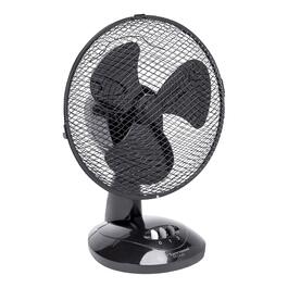 Вентилятор настільний Bestron DDF27Z Ø27 см, чорний: 2 швидкості, поворот 75°, 30 Вт
