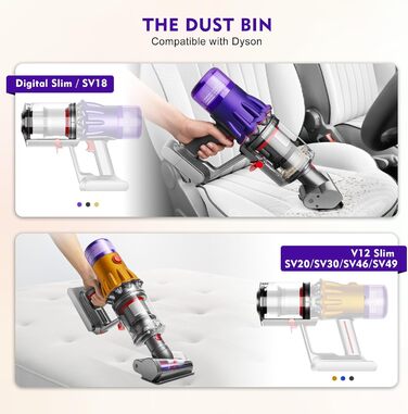 Dyson V12, V18, V10 Digital Slim Vacuum Dust Bin Replacement Part - 965272-01