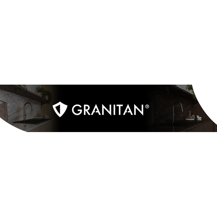 Змішувач для кухні стійкий Granitan LIVIA, сірий