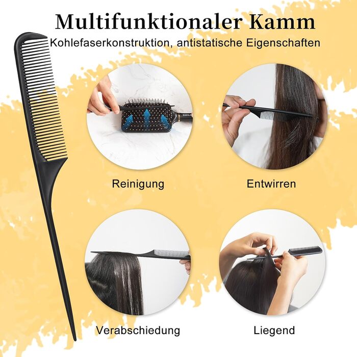 Щітка для розчісування волосся SHINLEA без заплутування, набір гребінців для густого волосся, масажна щітка для шкіри голови, зменшує заплутування