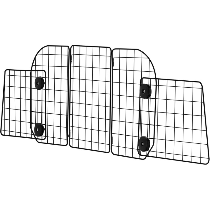 Автобар'єр для собак VEVOR - регульована перегородка, сітка (968x405 мм), захист для заднього сидіння, універсальна для SUV, позашляховиків, вантажівок, складана (93-150см*42см)