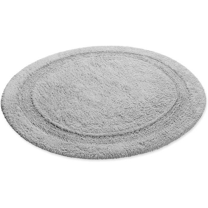 Килимок для ванної кімнати Wecon Home Hilda, бежевий, 55x65 см, з антиковзким покриттям, сертифікат Oeko-TEX Standard 100, можна прати в машині