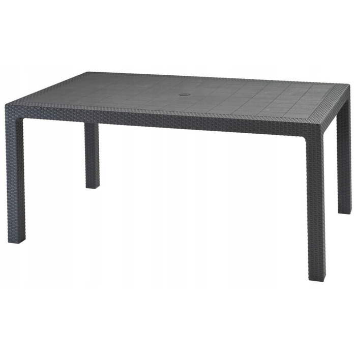 Садовий стіл Keter Melody прямокутний, сірий, 160,5 x 94,5 x 74,5 см