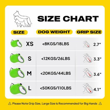 Рулетка для собак Fida, 4.8 м, для малих порід до 11.8 кг, 360°, кавовий/коричневий (L, зелений)