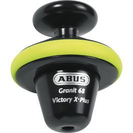 Замок на гальмівний диск ABUS Granit Victory Xplus 68 з сигналізацією, 14 мм, жовтий – захисний мотозамок для мотоцикла