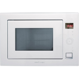 Вбудована мікрохвильова піч CATA MC 25 GTC WH Inox, 25л, 8 автоматичних меню, гриль 1000W, таймер, ширина 60 см