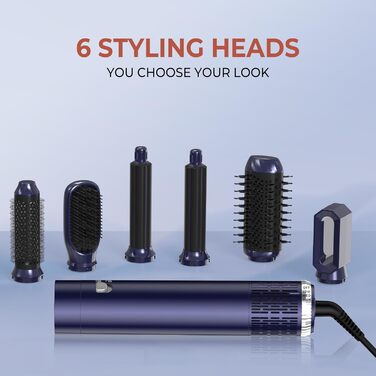 Air Styler 6-в-1: фен, щітка для локонів, випрямляч, об'єм, сушка волосся