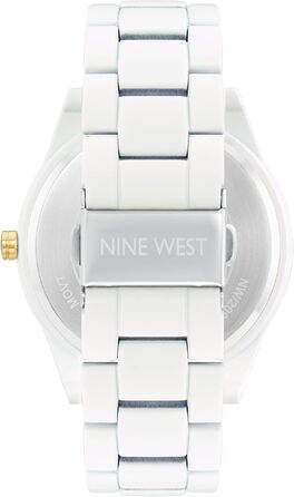 Жіночий кварцовий годинник Nine West NW/1678GYRG з сірим циферблатом та металевим ремінцем, аналоговий