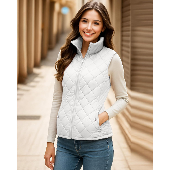 Жіноча пуховик NY Thread, легкий, з коміром, утеплений, на блискавці, чорний (S, білий/розкішний сад)