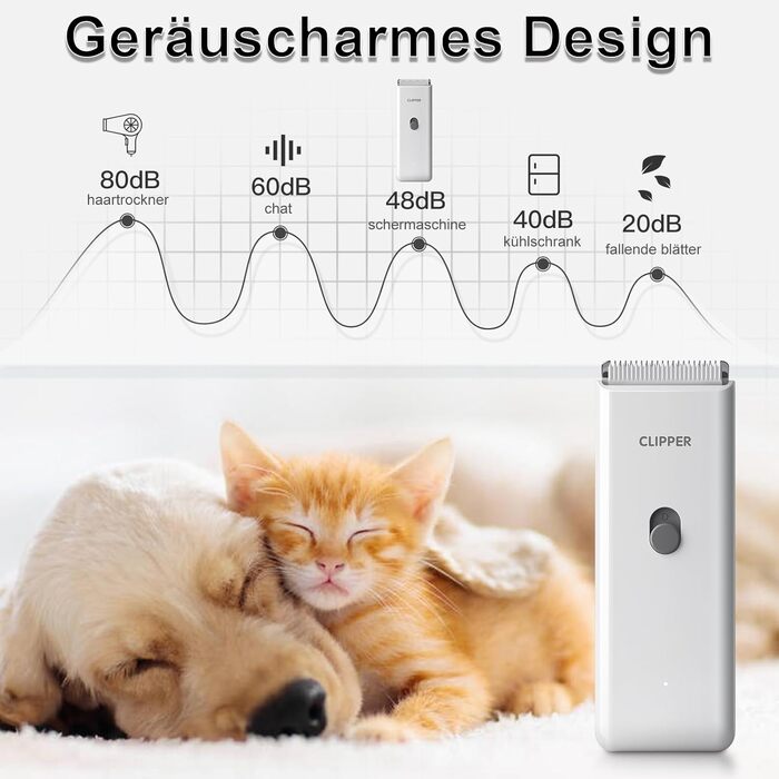 Професійна машинка для стрижки собак та котів, тиха, з керамічним лезом, електрична, водонепроникна (IPX7), зелена (Стандартний набір)