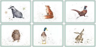 Wrendale Placemats, 6-Piece Set (m)