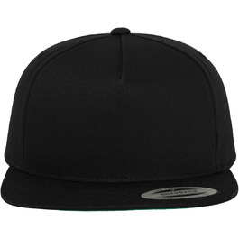 Кепка Flexfit Classic 5 Panel Snapback, унісекс, чорний колір