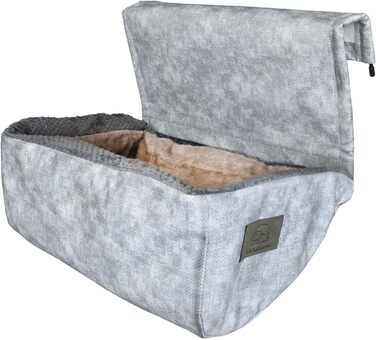 Heated Cat Bed | Suitable for Large Cats | Cat Bed Heater Hanging Cave Cat Cat Heater Hammock Radiator Bed Cats Heated Cat Bed Cat XXL (Light Gray)