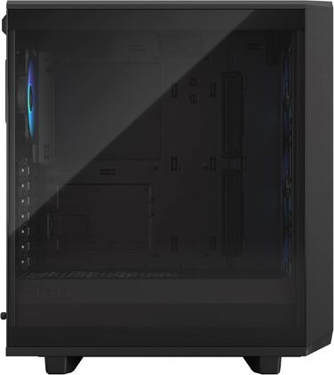 Корпус для ПК Fractal Design Meshify 2 Compact Black ATX Mid Tower, RGB, загартоване скло (Light Tint), високий повітряний потік
