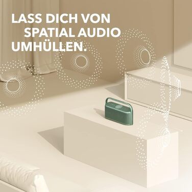 Soundcore Motion X600 – портативна Bluetooth колонка з Hi-Res Spatial Audio, 50W, IPX7, 12 годин, Pro EQ, AUX-IN (зелена)