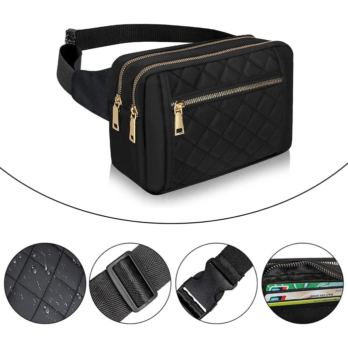 Жіноча поясна сумка-кросбоді з корду, з регульованим ремінцем, модна, для відпочинку та спорту, зелена