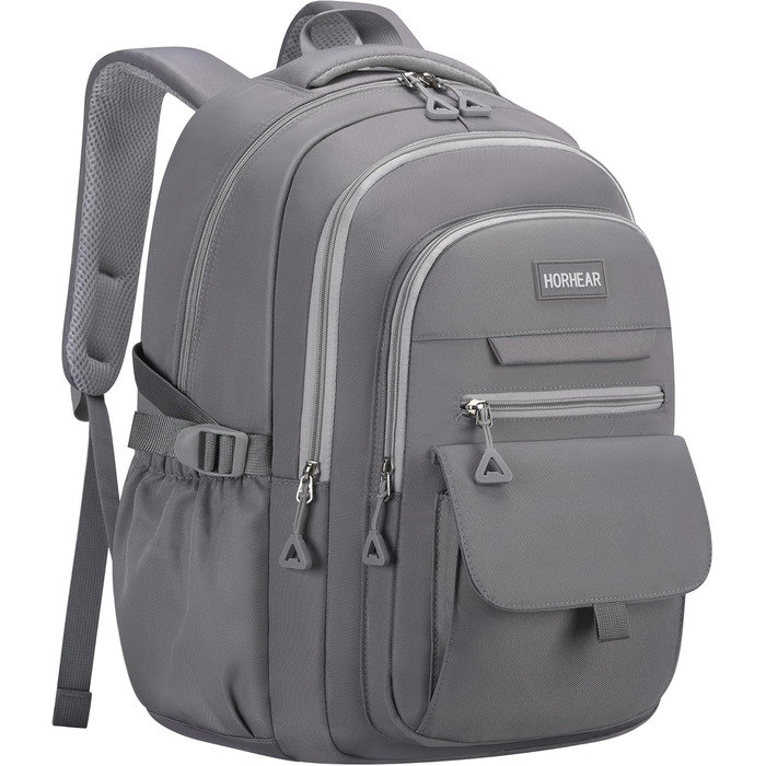 Шкільний рюкзак для дівчаток сірого кольору: стильний, місткий, для навчання та повсякденного використання