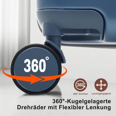 Набір валіз Merax Hartschalen з 5 частин (3 валізи, 2 косметички), рожево-коричневий та хакі, з колесами, для подорожей