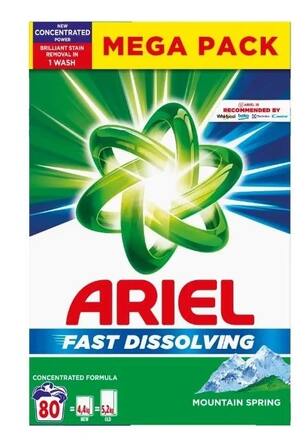 Пральний порошок Ariel Fast Dissolving Mountain Spring, 4.4 кг
