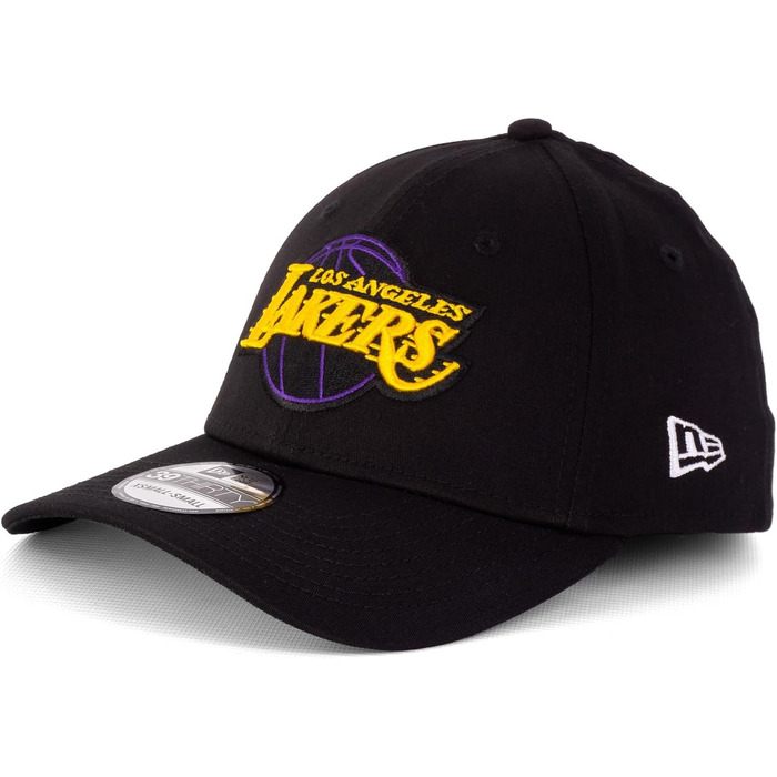 Кепка New Era 39THIRTY Limited Edition NFL NBA MLB (Лос-Анджелес Лейкерс, чорна V2, M-L)