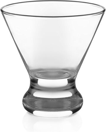 Бокали для Мартіні Libbey Cosmopolitan без ніжки, 234 мл (12 шт) - набір келихів для коктейлів, міцне скло, для вечірок та свят
