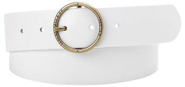 Жіночий ремінь Levi's Athena (60 см, білий, Regular) - оригінал