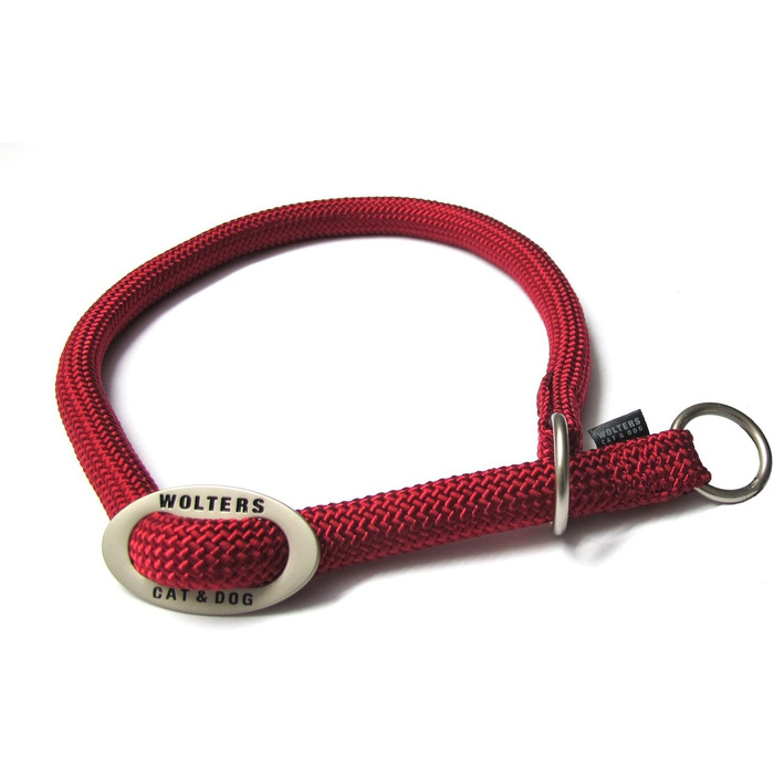 Нашийник для собак Wolters Schlupfhalsband K2 червоного кольору, розмір 45-55 см, ширина 1,3 см