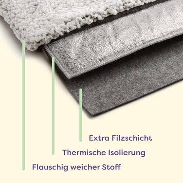 Самогріюча собача ковдра, велика лежанка для собак 90x60 см, знімний водонепроникний чохол, м'яка та тепла, без живлення, з антиковзною основою (сіра)