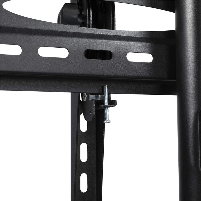 Yaheetech Rolling TV Stand with Adjustable Height and Tilt - VESA Mount, Fits up to 75 inch Flat & Curved TVs (600x400mm)
