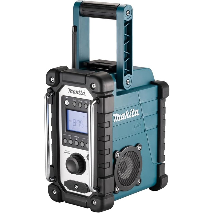 Радіо для будівельного майданчика Makita DMR112 з DAB+ та Bluetooth (7,2 В - 18 В, без акумулятора, без зарядного пристрою)