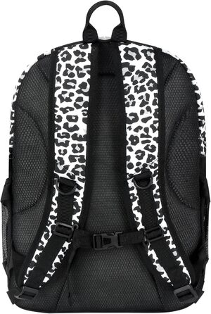 Рюкзак для підлітків дівчаток Choco Mocha Tie Dye, 18 дюймів (Leopard-білий)