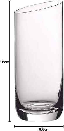 Набір келихів для шампанського та шампанського Villeroy & Boch NewMoon, 4 шт, 120 мл, скло, миє в посудомийній машині